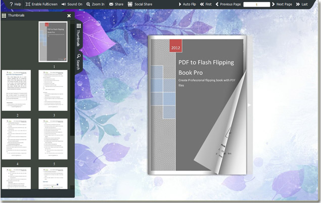 eye-catching online flipping book