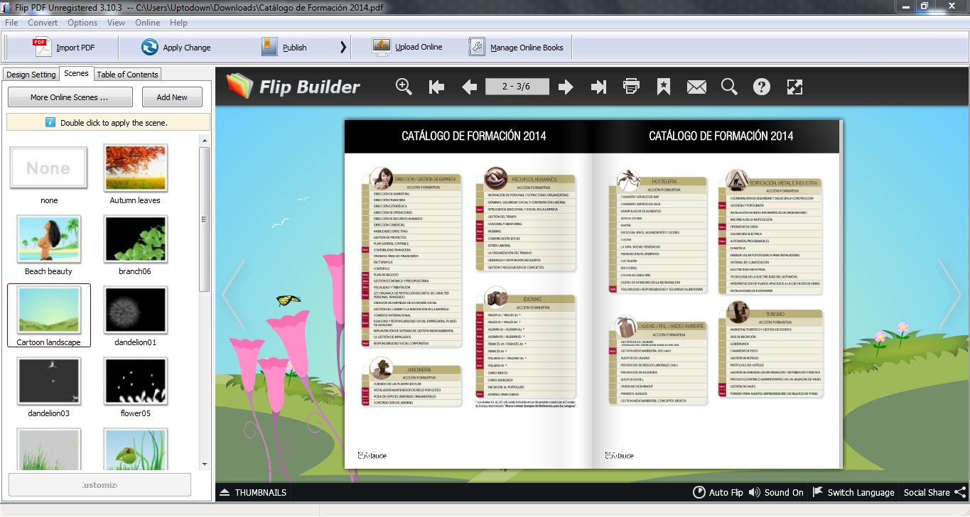 Windows 7 Free desktop flash flipbook publisher 5.0.2 full