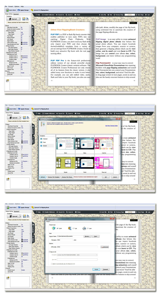 Windows 8 eBook to Flash Flipping Book full