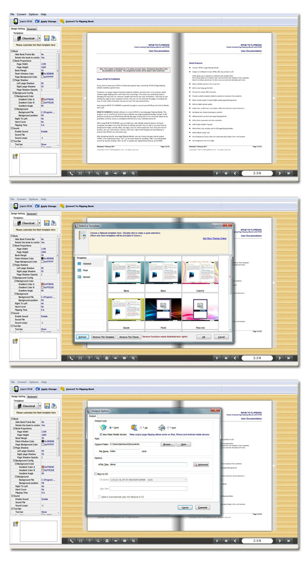 Windows 8 ePub to Flash Flipping Book 2.7 full Windows 8 ePub to Flash Flipping Book full