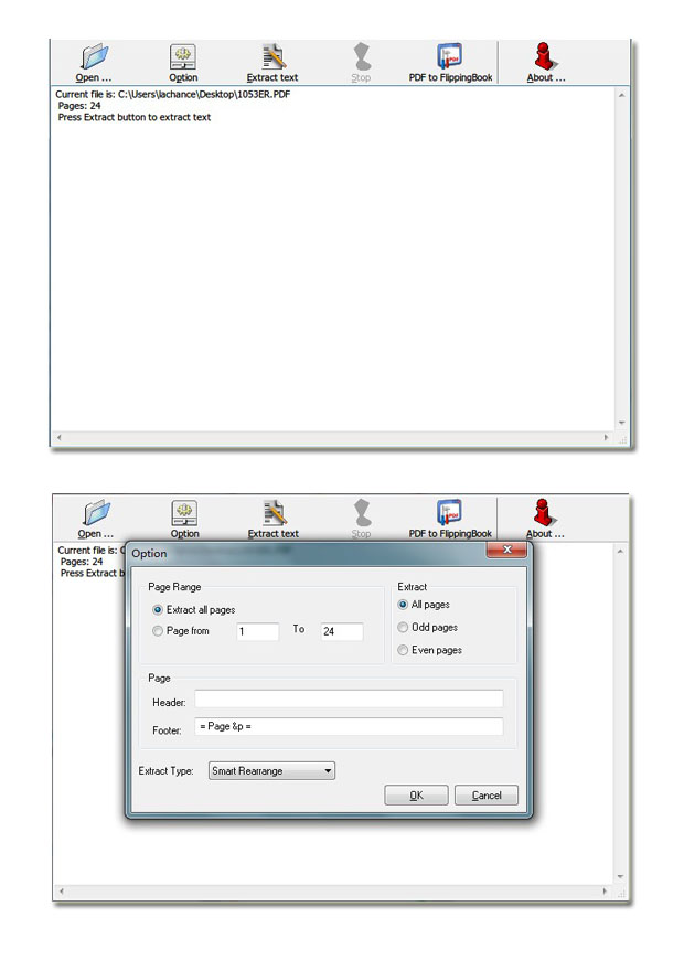 Windows 8 Flash Flipping Free PDF to Text full