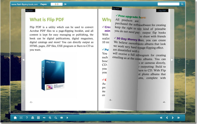 free flipping book creator scree shot