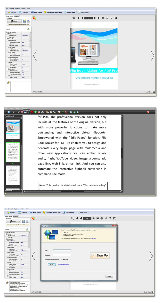 PDF to Flash Flipping Book Pro 2.7