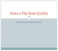 Make a Flip Book Quickly