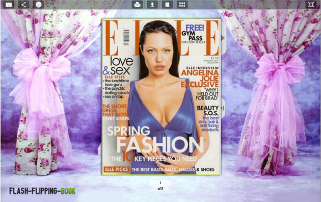 Flipping Book Themes of Curtain Style screenshot Flipping Book Themes of Curtain Style screenshot