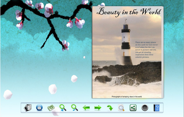 Flipping Book Themes of Falling Style screenshot Flipping Book Themes of Falling Style screenshot